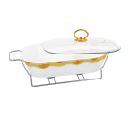 Vicenza Penghangat Makanan Persegi Panjang - Lily B918